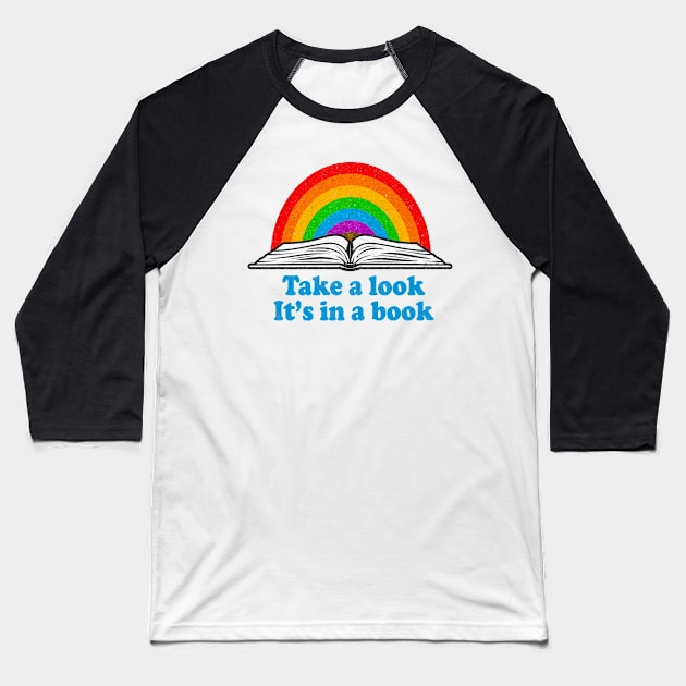 take a look it is in a book Baseball T-Shirt by Truntlessart